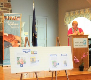 Cindy Address with Winner Posters